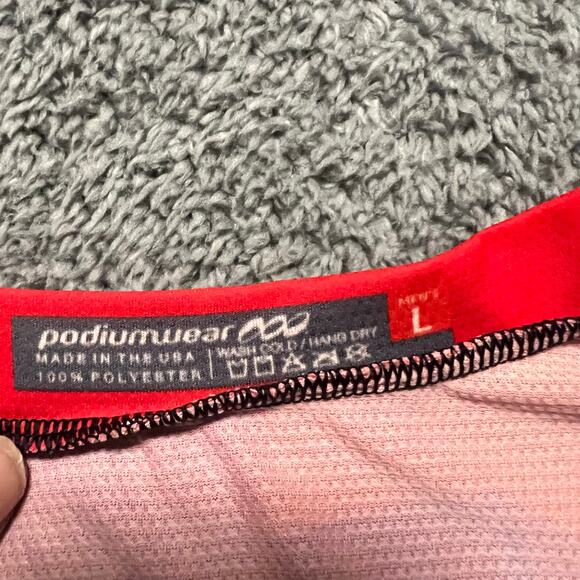 Podiumwear Cycle Shirt Mens Large NICA Performance Bike - Picture 4 of 5